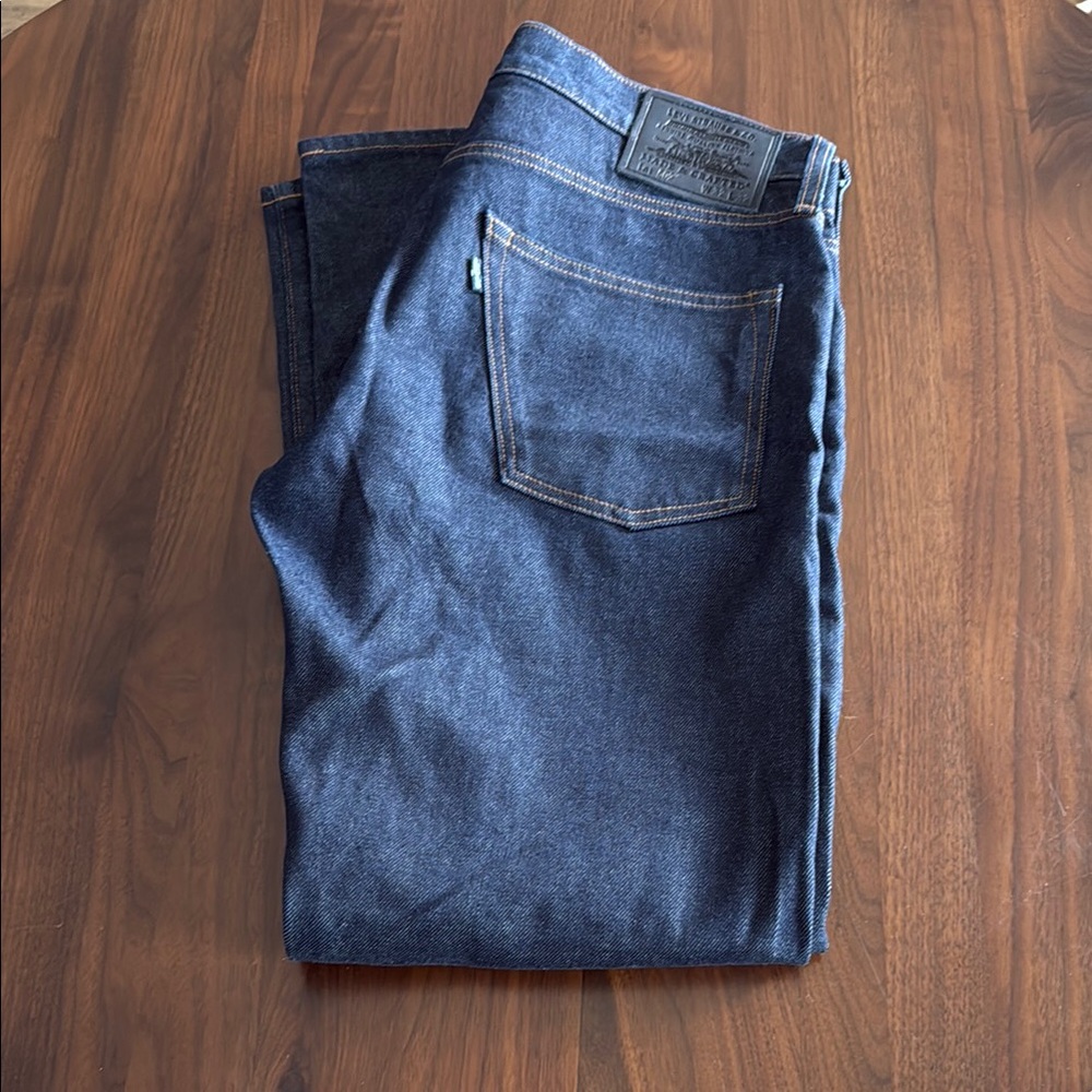 Levi’s Men’s 502 Made & Crafted Japanese Denim Blue Jeans